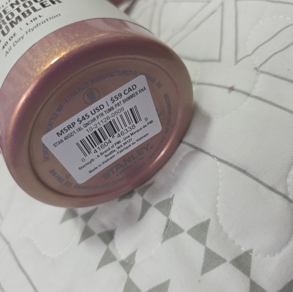 🏷NWT Stanley Holiday Port Shimmer 40oz Quencher ProTour Flip Straw Tumbler - Picture 6 of 7